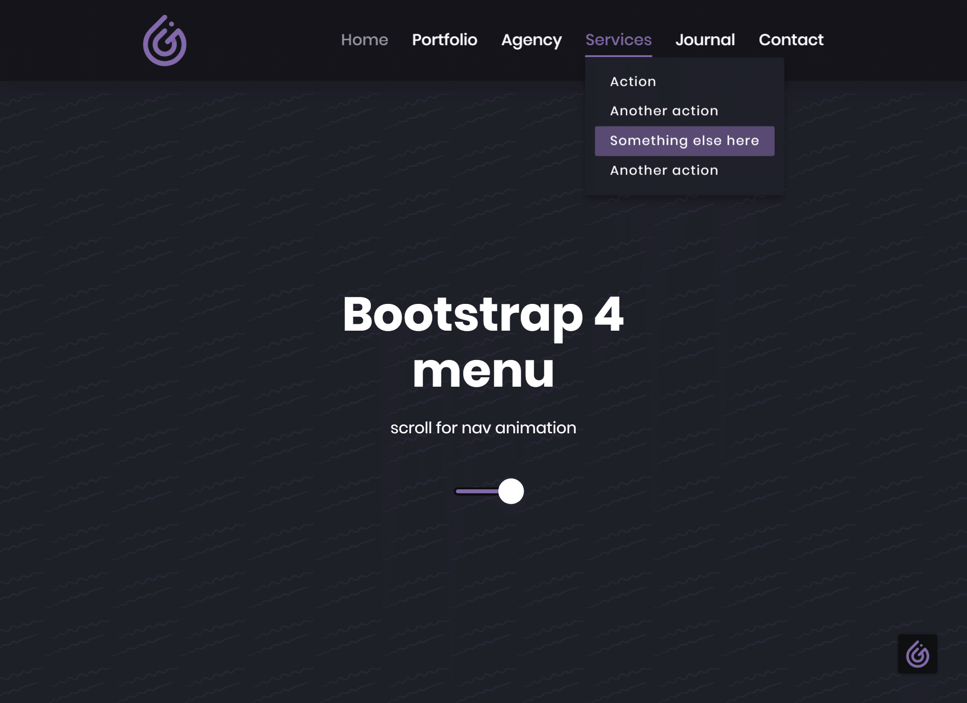 Horizontal Dropdown Menu with jQuery for bootstrap 4 — CodeHim