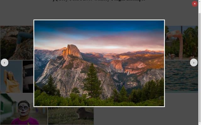 jQuery Flex Photo Gallery