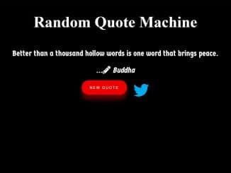 Random Quotes Generator with jQuery