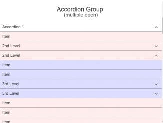 Simple jQuery Accordion with Arrows