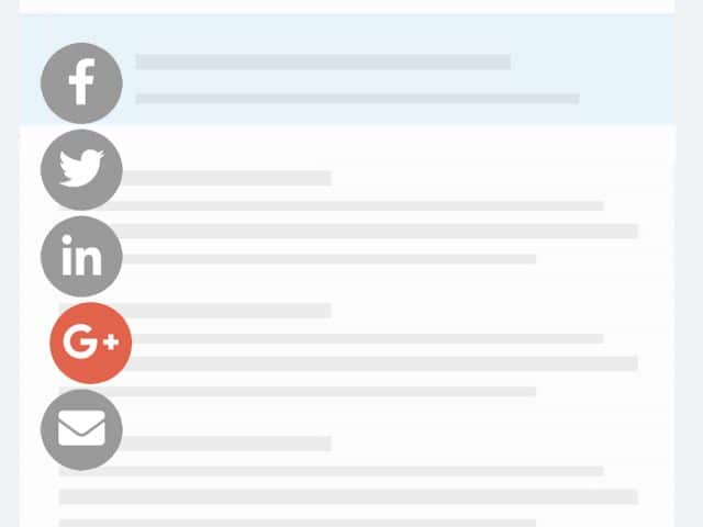 Side Sticky Social Media Share Buttons with jQuery