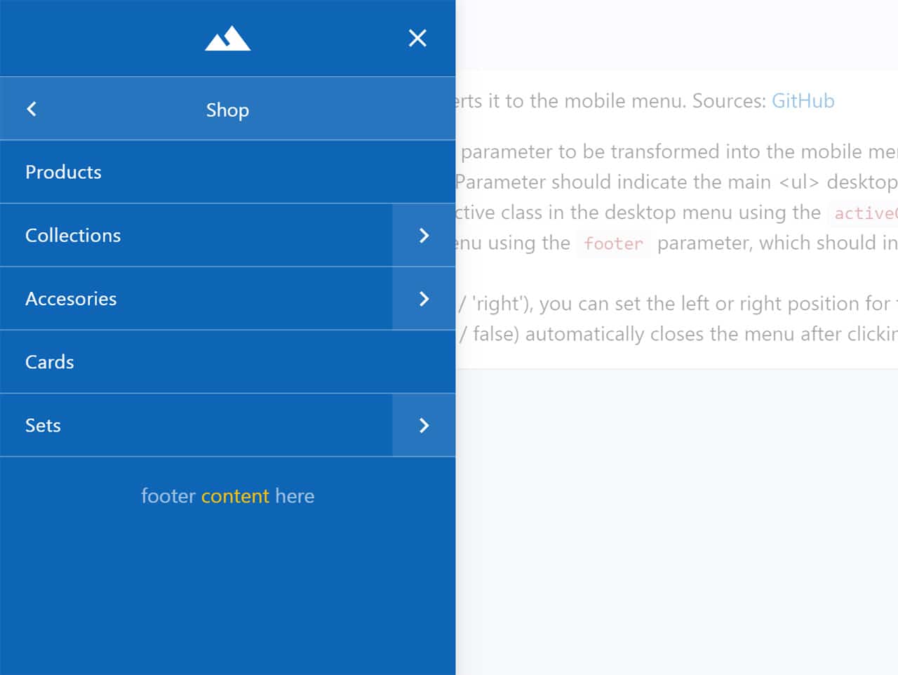 Mobile-Friendly Sliding Mega Menu with CSS and jQuery - MA5 Menu Mobile-Friendly Sliding Mega Menu with CSS and jQuery - MA5 Menu