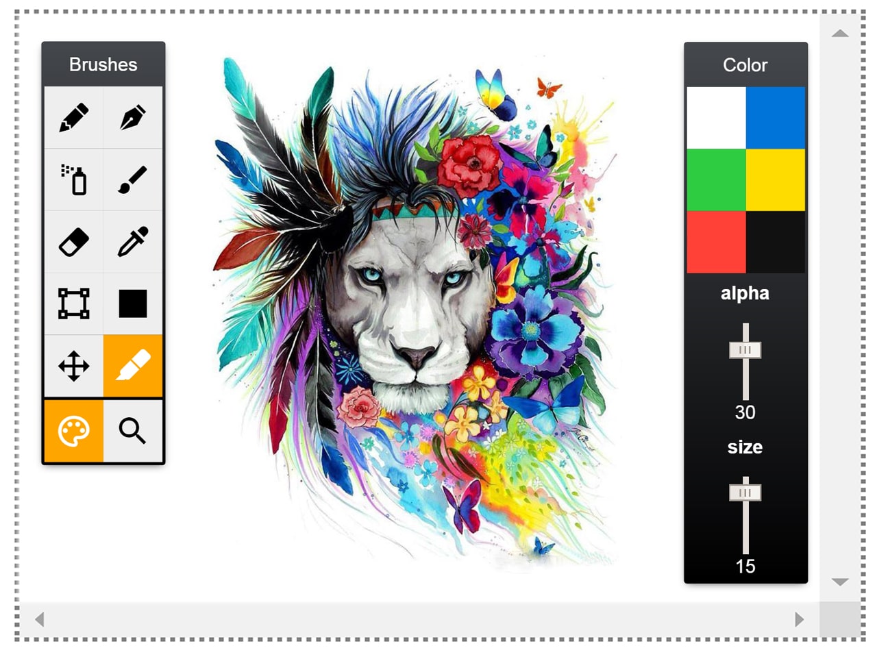 HTML5 Canvas Draw Shapes with Mouse - JQuery dRawr