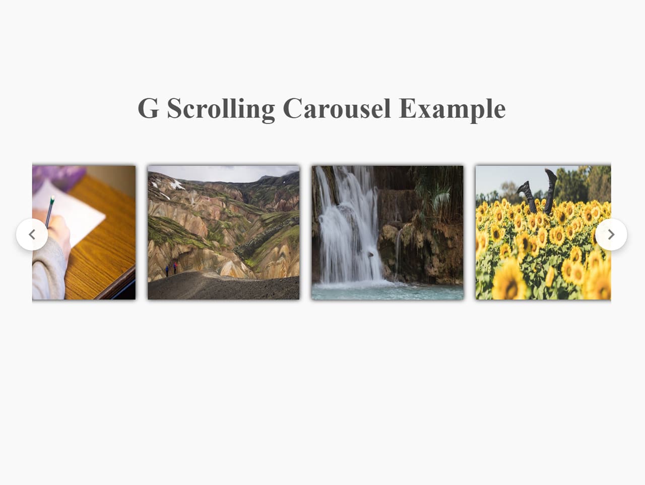 jQuery Plugin to Create Google Like Scrolling Carousel