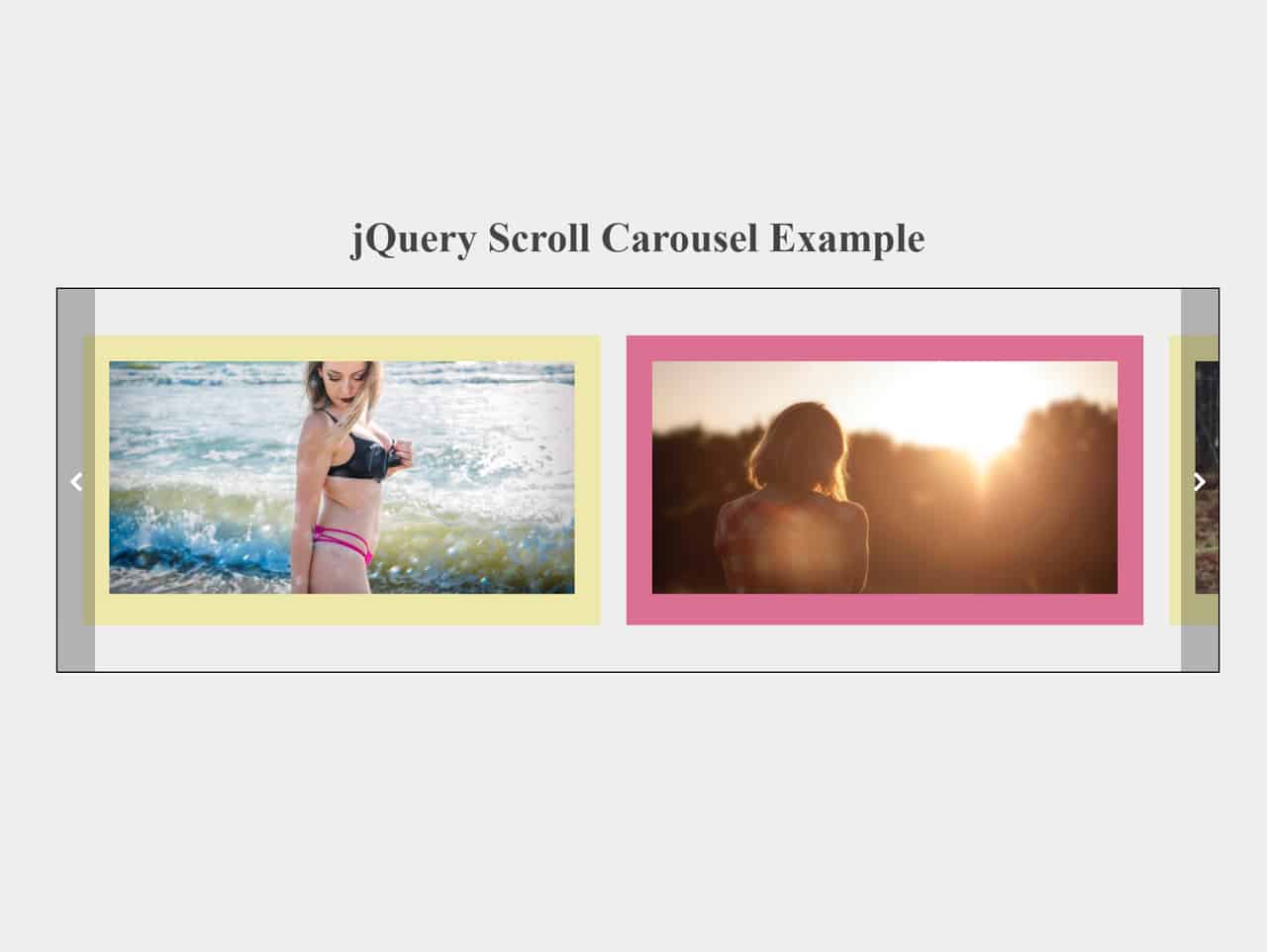 Make Responsive Content Slider with jQuery Scroll Carousel