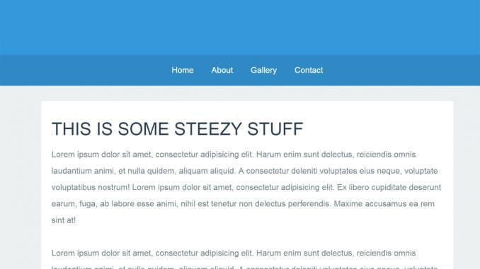 Sticky Navigation Bar on Scroll with jQuery