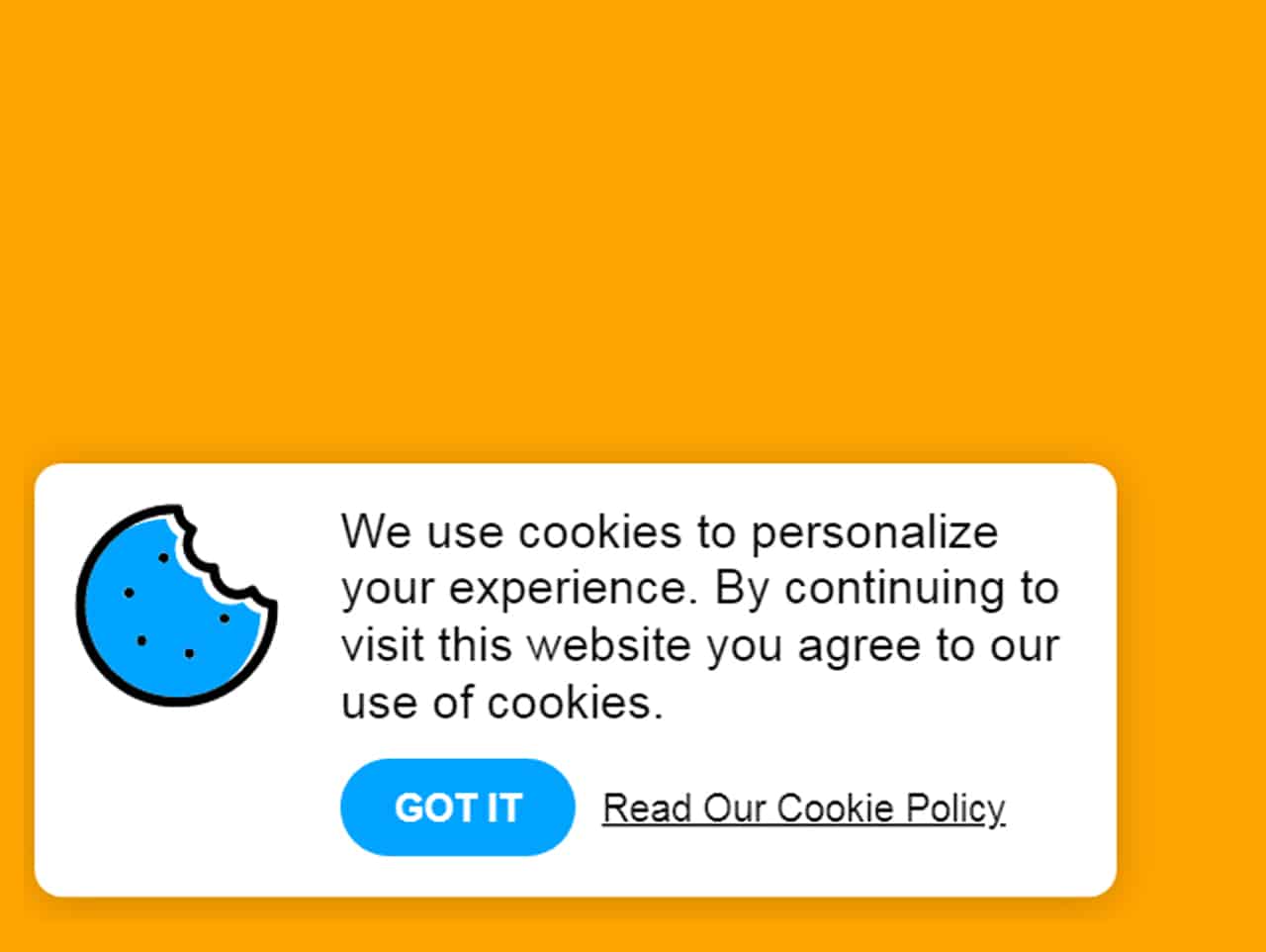 Show GDPR Cookie Consent Message with jQuery
