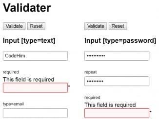 jQuery Form Validation on Submit - Validator