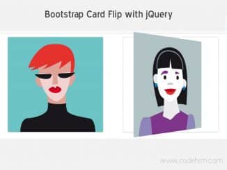 Bootstrap 4 Flip Card on Click with jQuery JustFlipIt