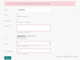jQuery Required Field Validation on Submit