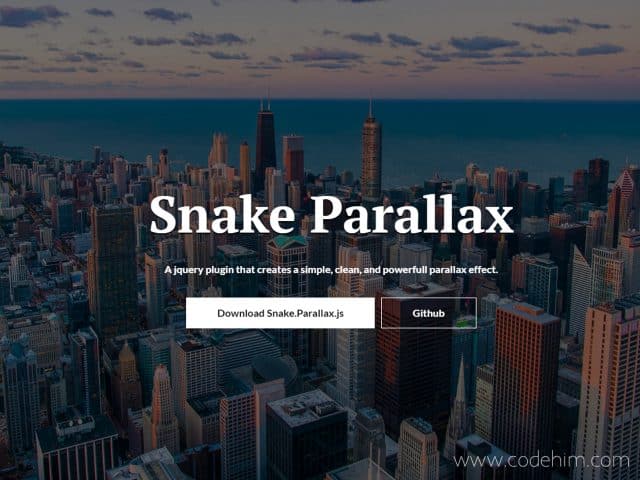 jQuery Parallax Scrolling Background Image