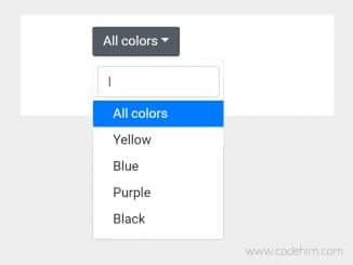 Bootstrap Select Dropdown with Search Box