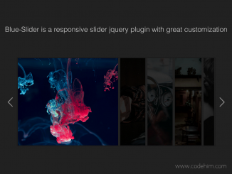 jQuery Multiple Image Carousel Slider - Blue-Slider