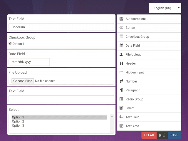 Drag and Drop Form Builder using Bootstrap 4 & jQuery