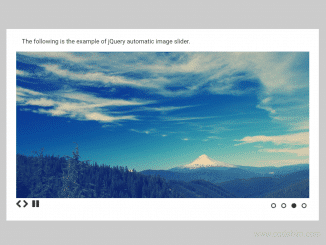 jQuery Automatic Image Slider free Download