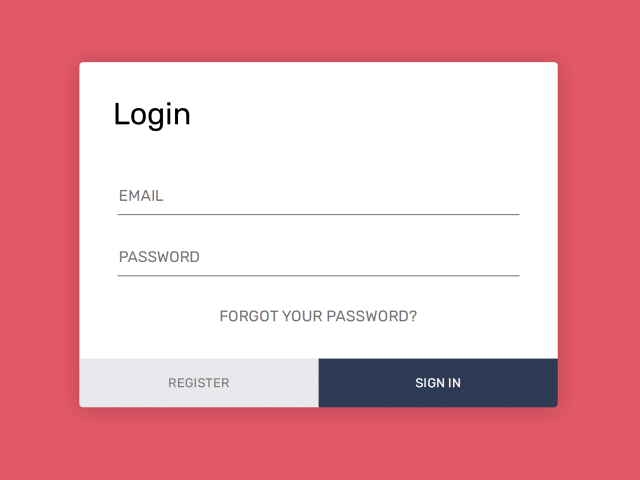 Simple Login Page in HTML
