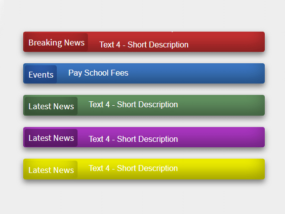 Breaking News Ticker HTML Code with Demo