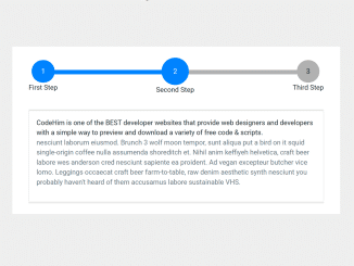 Horizontal Stepper for Bootstrap 5