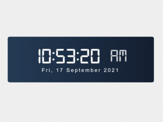 JavaScript Digital Clock with Date