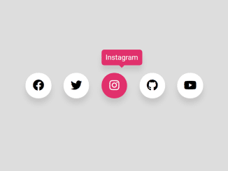 Social Media Buttons HTML Code