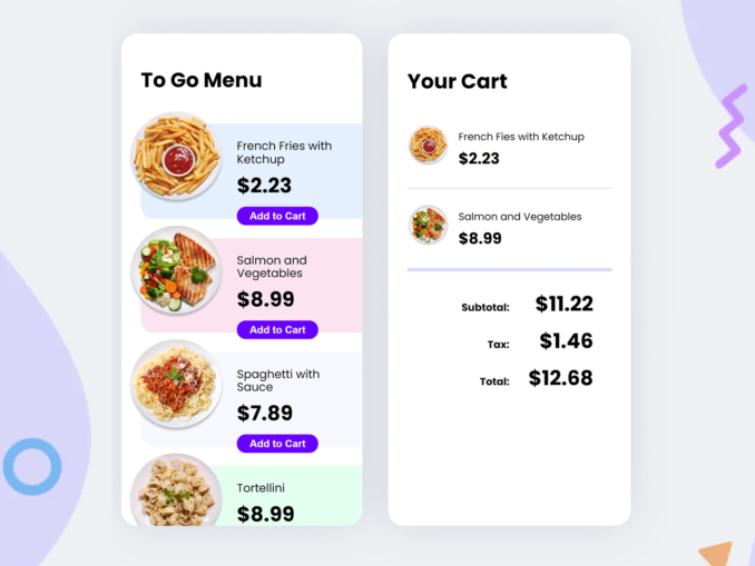 JavaScript Shopping Cart with Total Price — CodeHim