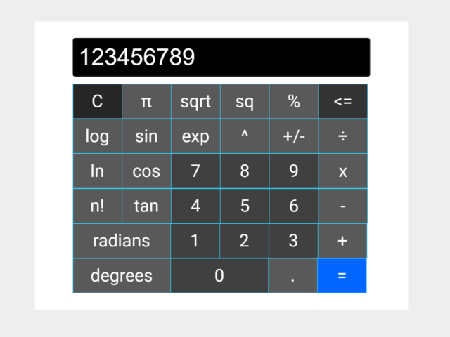 Scientific Calculator Source Code