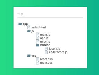 JavaScript Treeview with Search