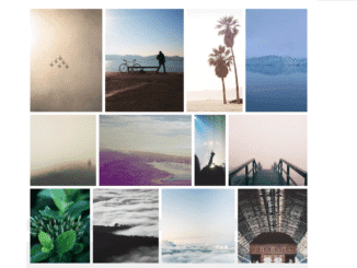 JavaScript Image Grid Different Sizes and Width