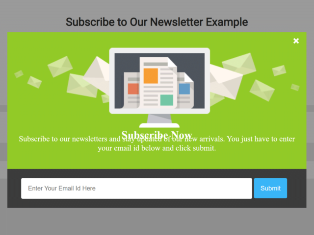 Subscribe to Our Newsletter HTML Code