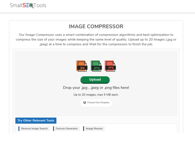 Image Compressor - SmallSEOTools