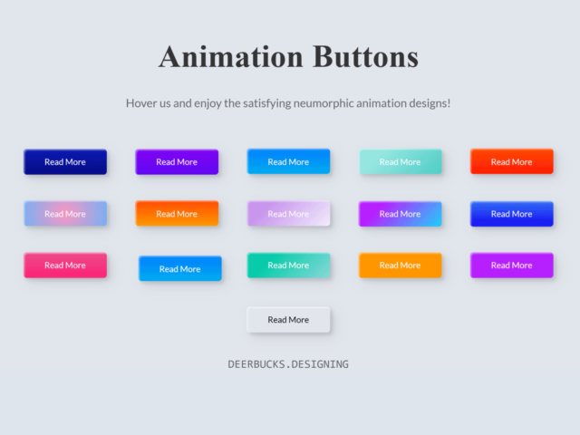 15+ CSS Button Packs with Hover Effects