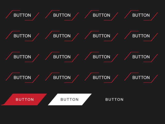 CSS Animated Gaming Buttons