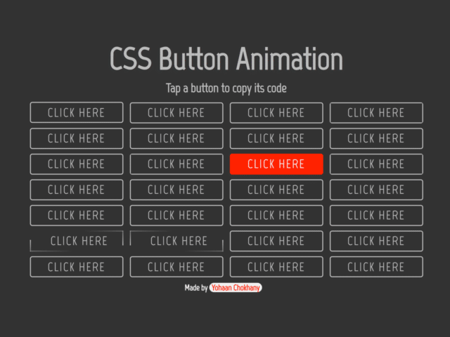 CSS Button Hover Fill Animation