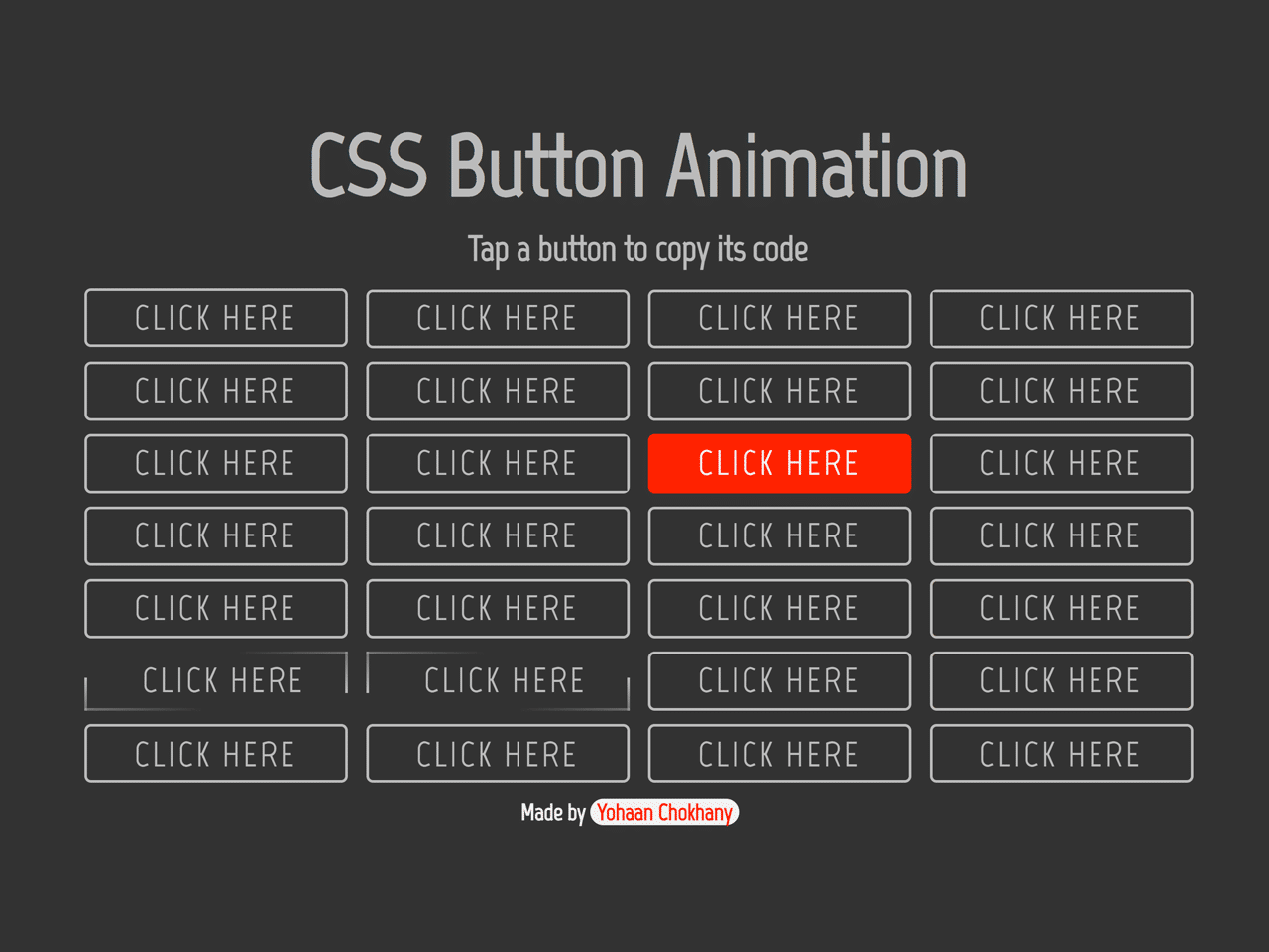65+ Best Button Hover Effects CSS & Animation — CodeHim