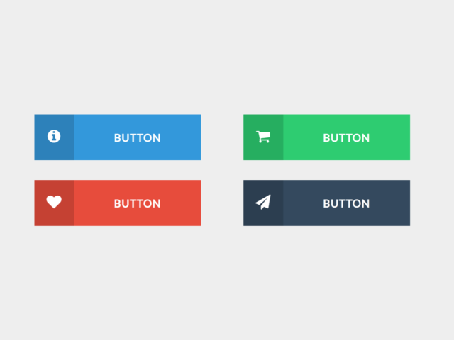 CSS Button with Icon and Text