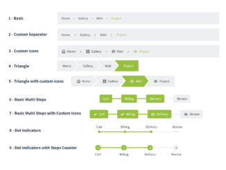 15+ Breadcrumbs in HTML and CSS