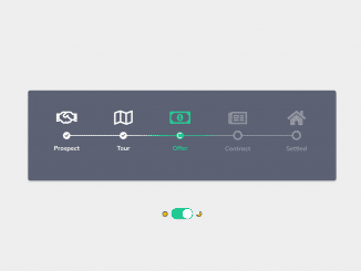 Process Steps in HTML and CSS