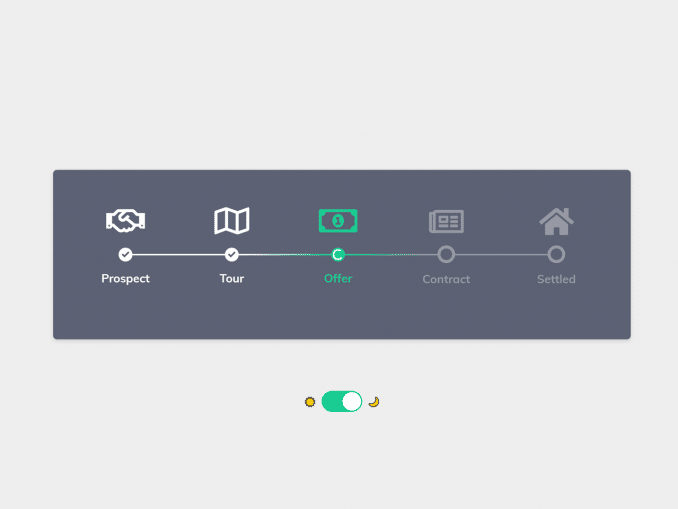 Process Steps in HTML and CSS — CodeHim