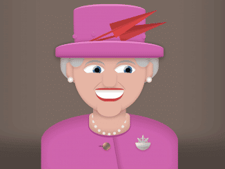 Queen Elizabeth Sketch in CSS