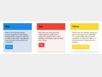 Animated Colorful Card in Vanilla JavaScript
