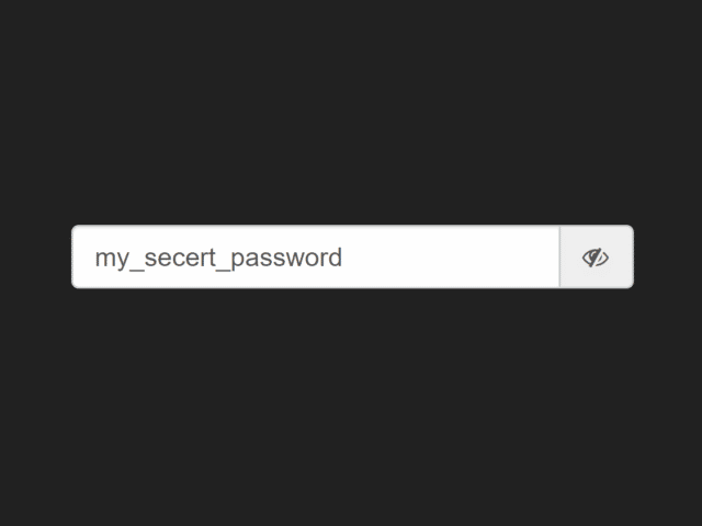 Password Eye Icon Visibility JavaScript