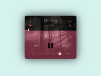 Audio Player Widget For Website