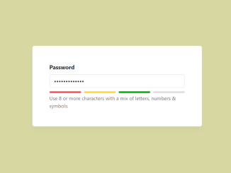 Bootstrap 5 Password Strength Meter