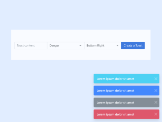 Bootstrap 5 Toast Dynamic Message