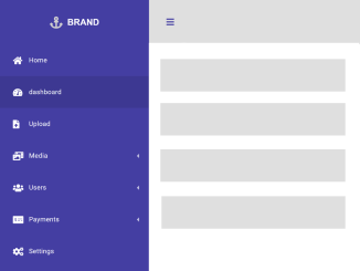 Bootstrap Left Slide Menu With Example