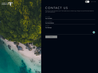 Contact Us Page Template With Dark Mode
