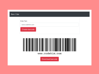 JavaScript Barcode Generator Code with Example