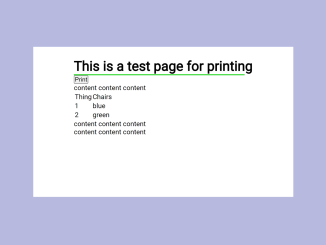 Print div Content Using JavaScript Without Opening New Window