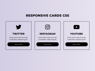 Simple CSS Card with Hover Effects