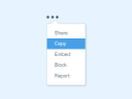 3 Dots Dropdown Menu HTML CSS — CodeHim